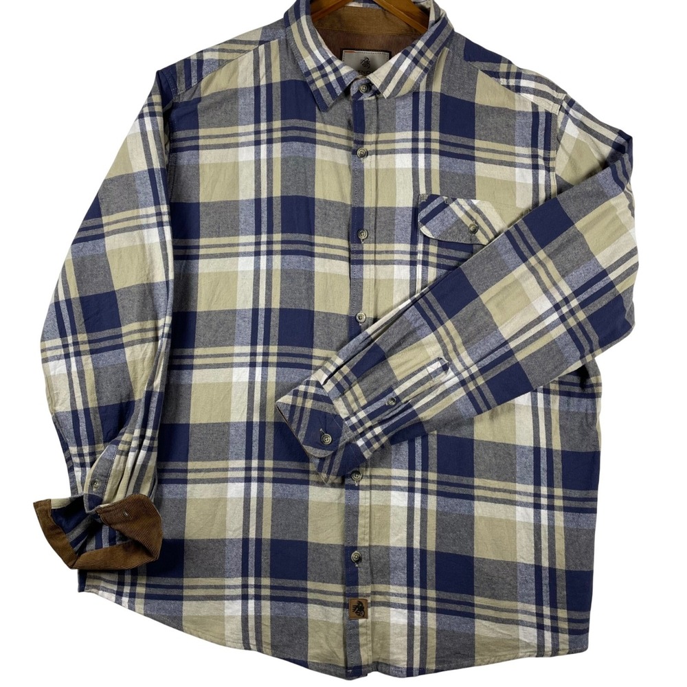 Legendary Whitetails Mens Flannel Shirt Plaid Long Sleeve Button Up Size XL